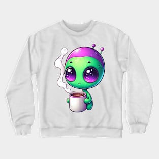 Cute alien Crewneck Sweatshirt